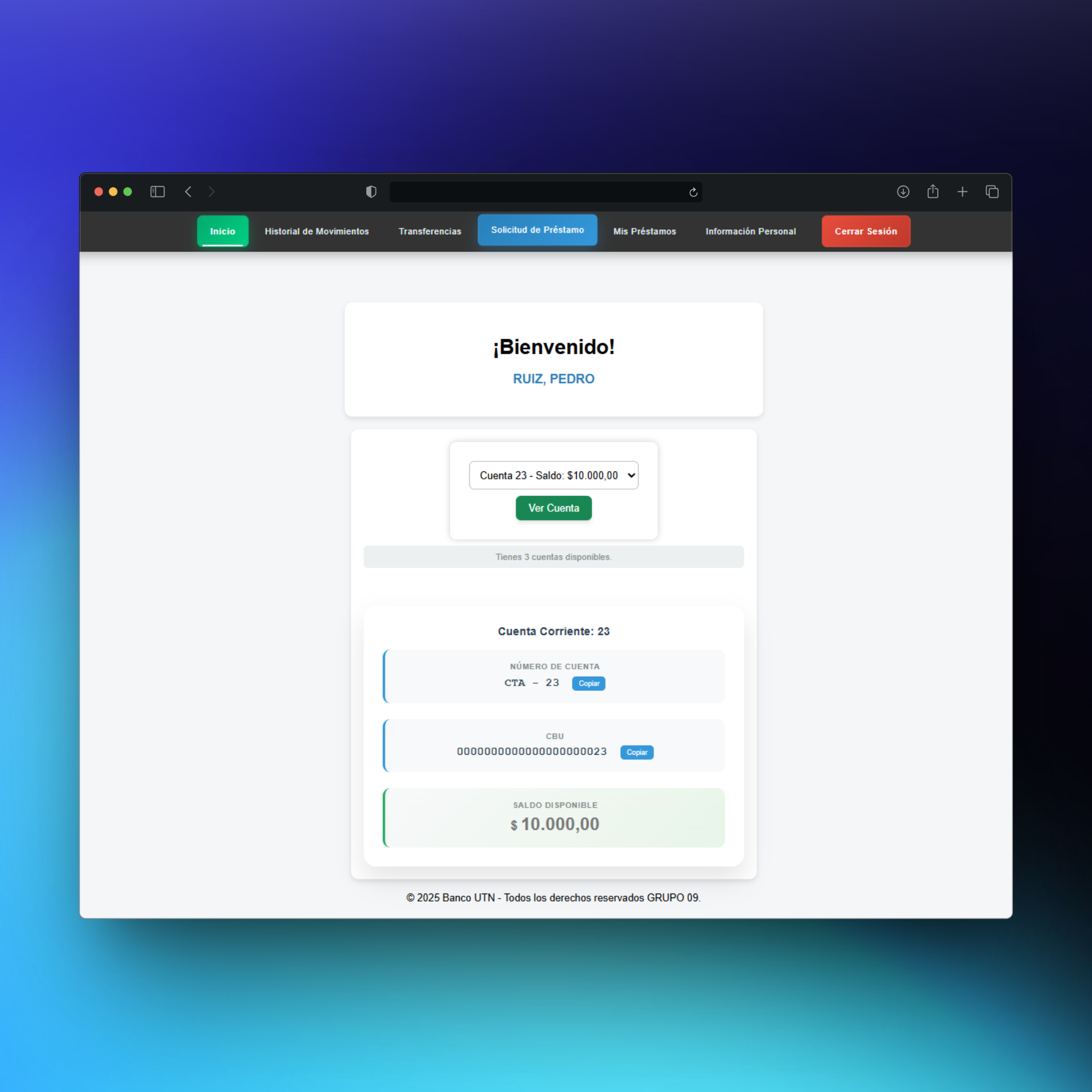App simulacion banco - (Proyecto Académico)
